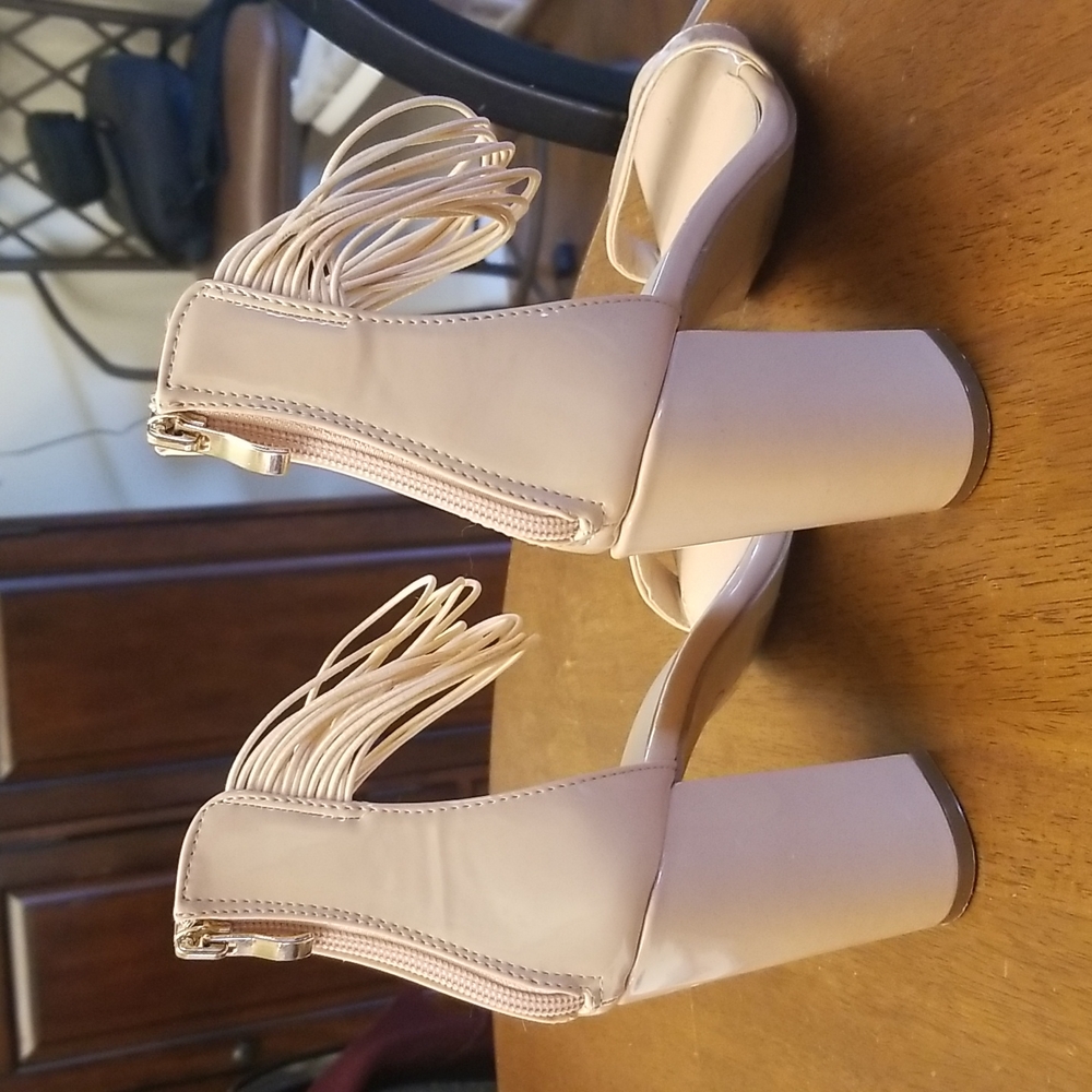Catherine Malandrino Florence chunky heels with ankle straps
